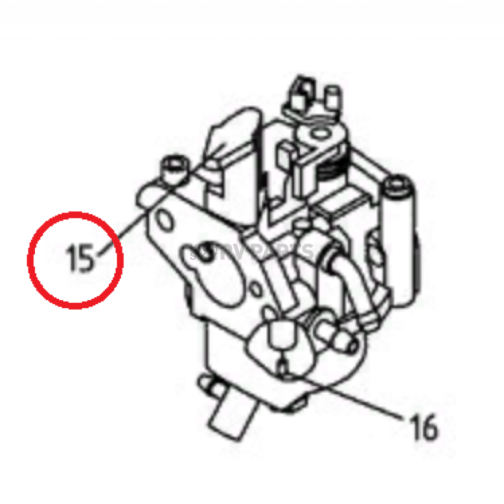 Kipor Power Solutions Carburetor Choke Lever P15016